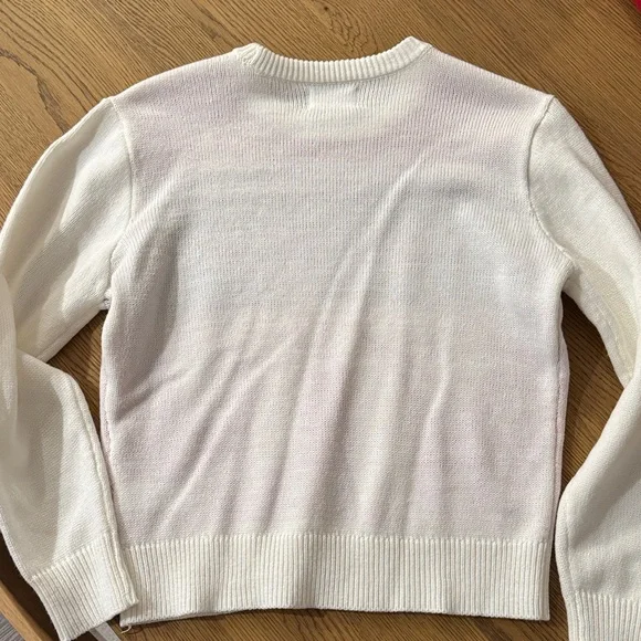 Peanuts Snoopy Sweater with Red Christmas Bow - Picture 3 of 3